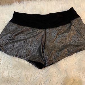 Lululemon black grey shorts